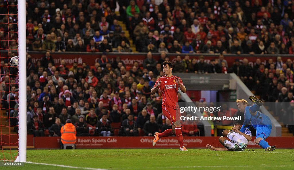 Liverpool v Swansea City - Capital One Cup Fourth Round