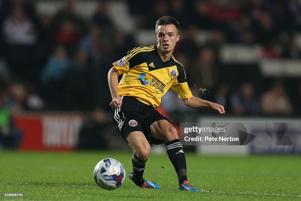 MK Dons v Sheffield United - Capital One Cup Fourth Round