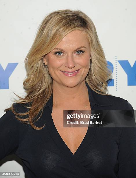 Actor Amy Poehler attends 92Y Talks: Amy Poehler With Seth Meyers at 92Y on October 28, 2014 in New York City.