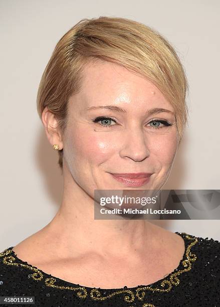 Kelly Tisdale attends the Elton John AIDS Foundation's 13th Annual An Enduring Vision Benefit at Cipriani Wall Street on October 28, 2014 in New York...