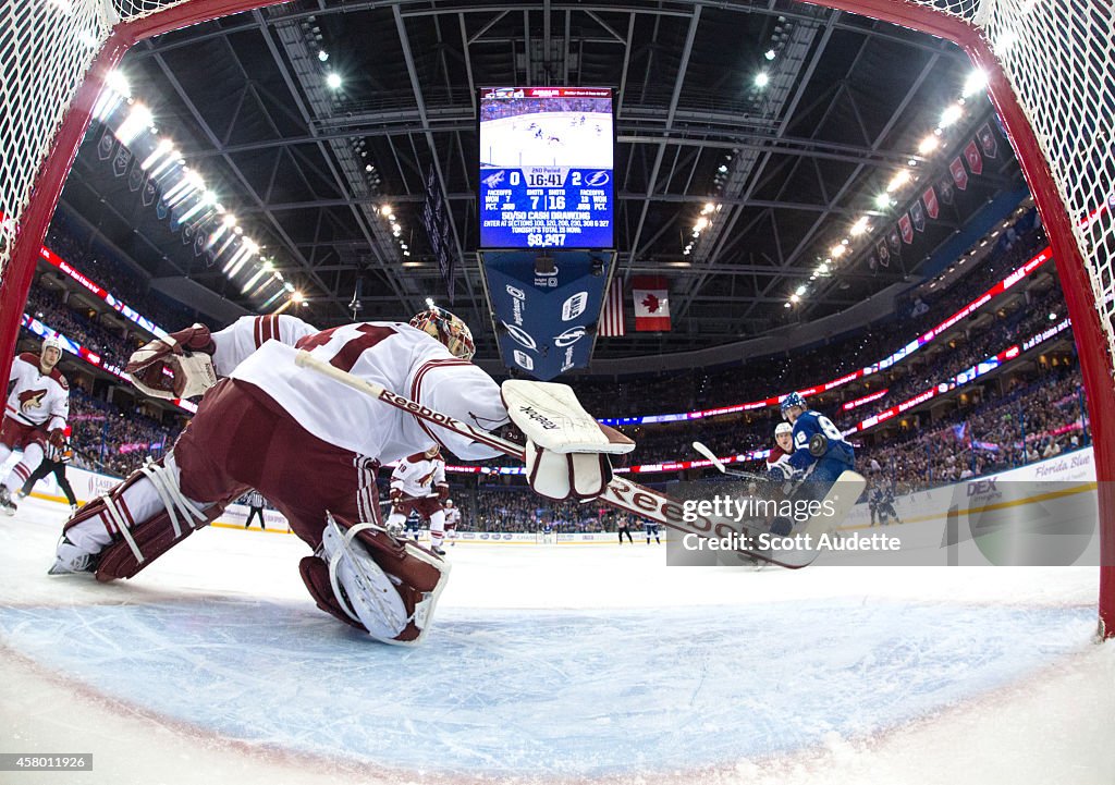 Arizona Coyotes v Tampa Bay Lightning