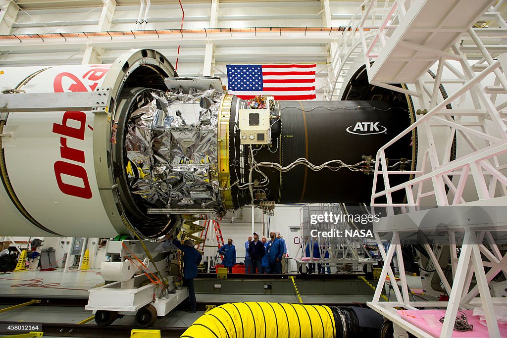 Antares Rocket Prepared For Launch To Space Station