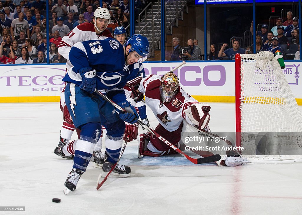 Arizona Coyotes v Tampa Bay Lightning