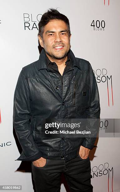 Director Francis dela Torre attends the Los Angeles Premiere Of "Blood Ransom" on October 28, 2014 in Los Angeles, California.