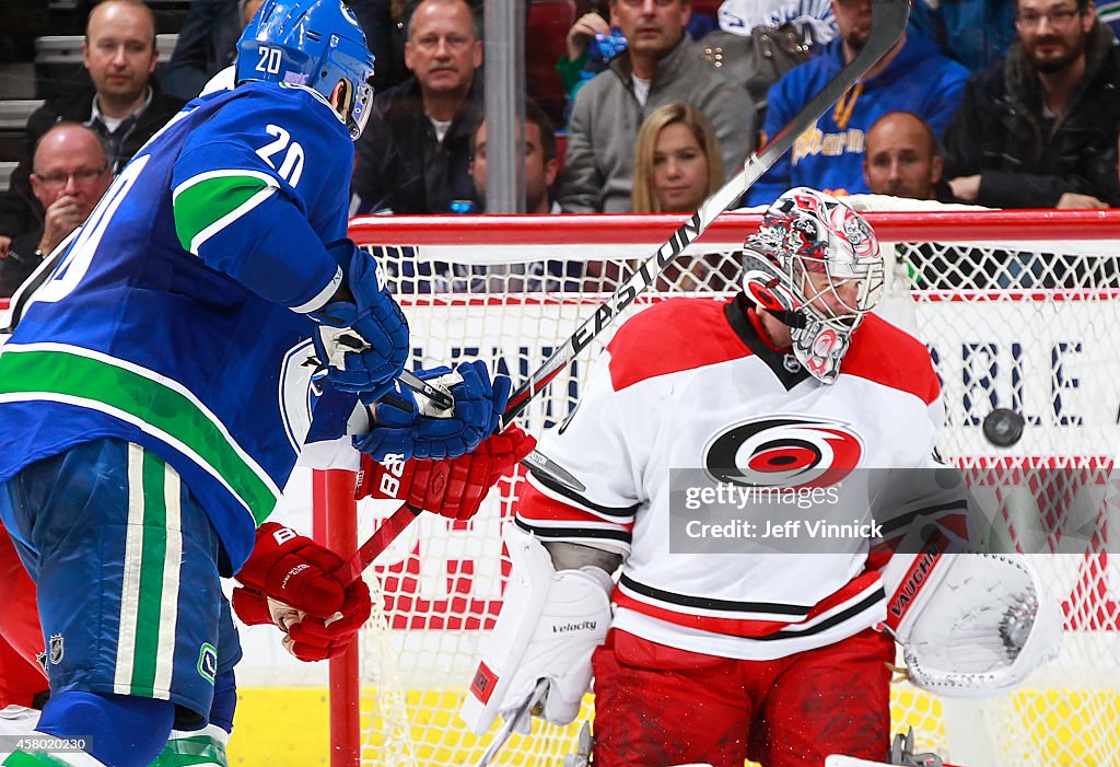 Carolina Hurricanes v Vancouver Canucks