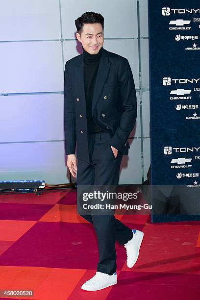 South Korean actor Zo In-Sung attends 2014 Style Icon Awards at DDP on October 28, 2014 in Seoul, South Korea.