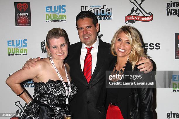 Kylie Edmond, Skeery Jones and Carla Marie attend the 2nd Annual Black, White, & Red Gala To Benefit Rock & Rawhide at iHeartRadio Theater on October...