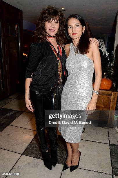 Jess Morris and Yasmin Mills attend the Teen Cancer America Fundraiser hosted by Darren Strowger, Roger Daltrey and Rebecca Rothstein on October 28,...