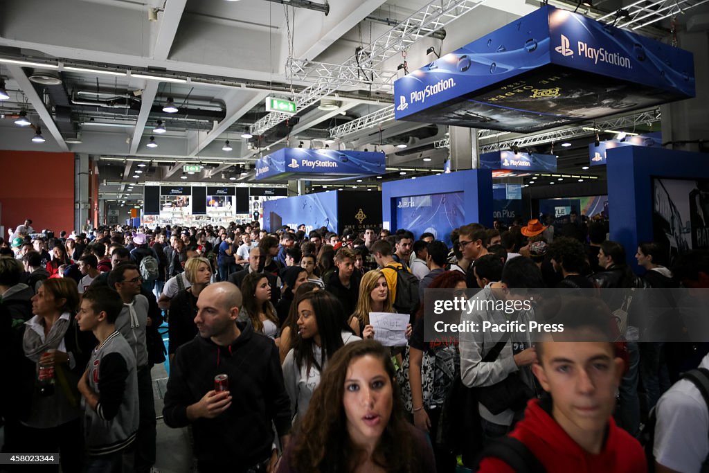 The computer game enthusiasts gather in "Milan Games Week"...