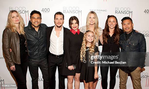 Actress Kristin Bauer van Straten, director Francis dela Torre, actor Alexander Dreymon and actresses Anne Curtis, Emily Skinner, Vanessa Evigan and...