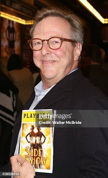 Edward Hibbert attends the first Broadway preview for 'Side Show' at the St. James Theatre on October 28, 2014 in New York City.