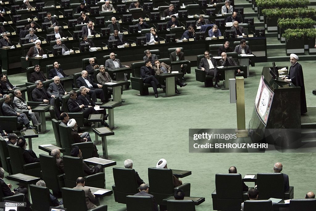 IRAN-POLITICS-PARLIAMENT-MINISTERS