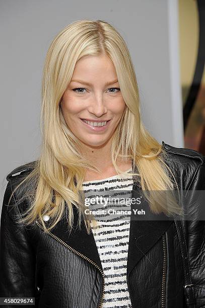 Amy Ruby attends Aelita Andre Exhibit Opening Night at Gallery 151 on October 28, 2014 in New York City.