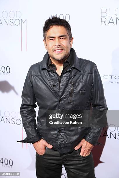 Director Francis dela Torre attends "Blood Ransom" Los Angeles Premiere at ArcLight Hollywood on October 28, 2014 in Hollywood, California.