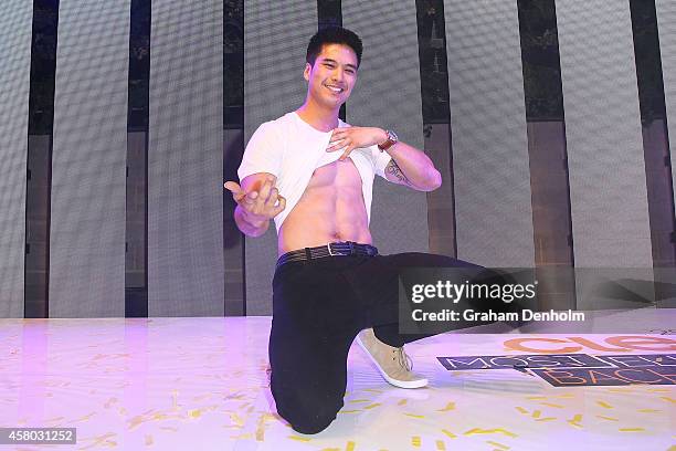 Thien Nguyen poses after winning CLEO Bachelor of the year 2014 on October 29, 2014 in Melbourne, Australia.