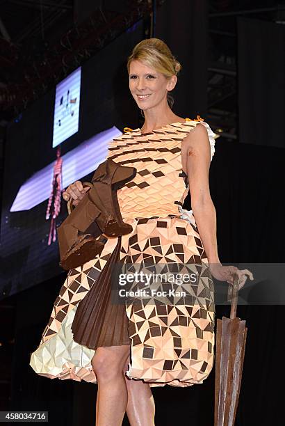 Helene Gateau attends the 'Salon Du Chocolat - Chocolate Fair -: 20th Anniversary' At the Parc des Expositions Porte de Versailles on October 28,...