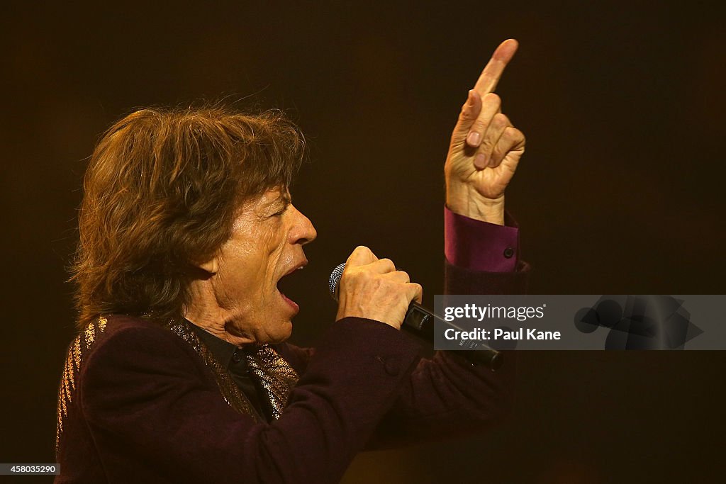 The Rolling Stones Perform Live In Perth