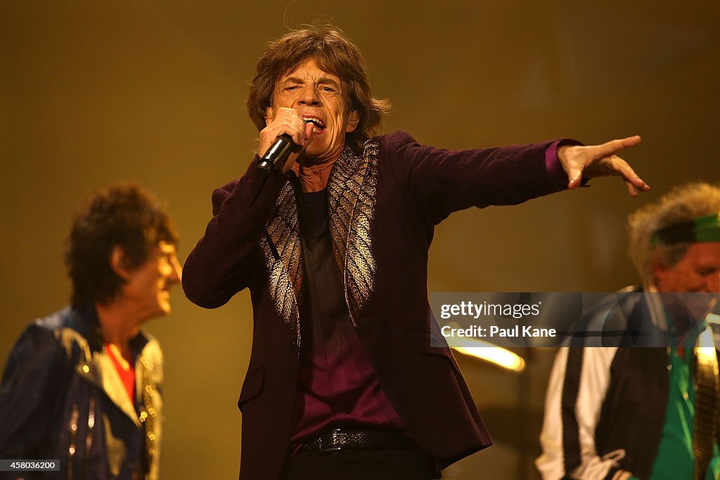 The Rolling Stones Perform Live In Perth