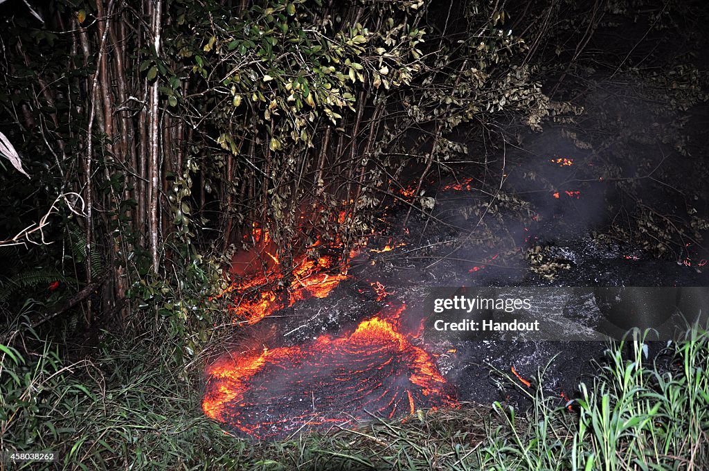 Hawaii Lava Flow Threatens Dozens Of Homes