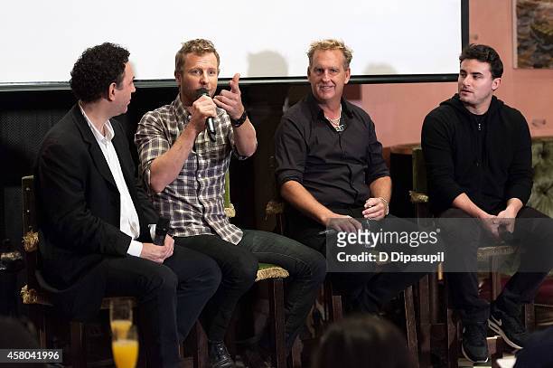 Alan Light, Dierks Bentley, Live Nation president of Country Touring Brian O'Connell, and Founders Entertainment co-founder and partner Jordan...