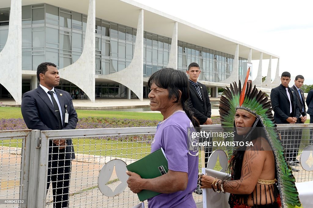 BRAZIL-SOCIAL-INDIGENOUS-PROTEST