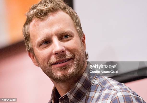 Singer Dierks Bentley attends the Live Nation And Founder's Entertainment Press Conference With Dierks Bentley at Rose Bar at Gramercy Park Hotel on...