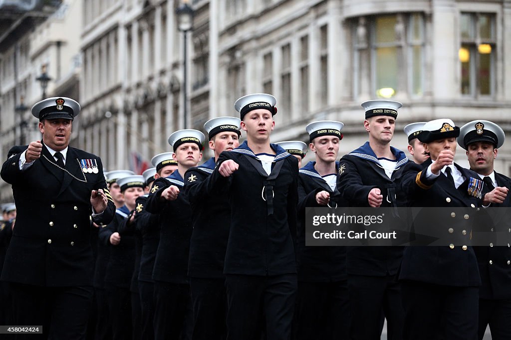 Royal Navy and Royal Marine Match To Parliament