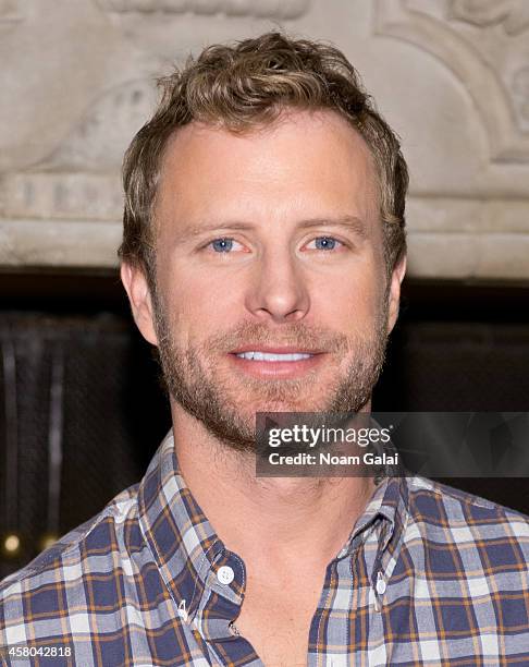 Singer Dierks Bentley attends the Live Nation And Founder's Entertainment Press Conference With Dierks Bentley at Rose Bar at Gramercy Park Hotel on...