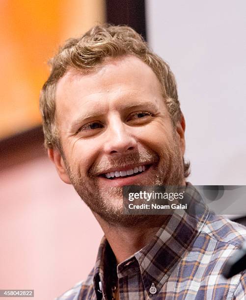 Singer Dierks Bentley attends the Live Nation And Founder's Entertainment Press Conference With Dierks Bentley at Rose Bar at Gramercy Park Hotel on...