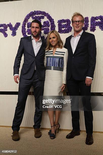 Designer Tory Burch attends Tory Burch flagship store opening ceremony at Kerry Center on October 29, 2014 in Shanghai, China.