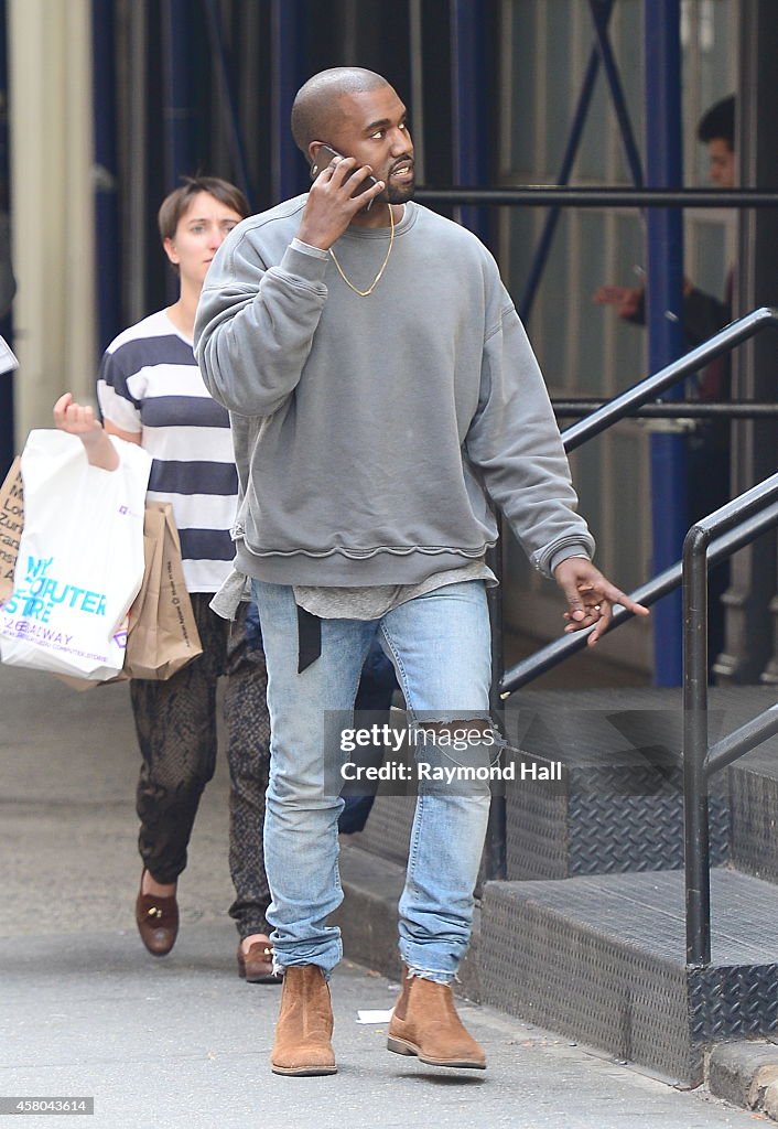 Celebrity Sightings In New York City - October 29, 2014