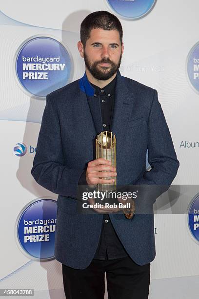 Nick Mulvey attends the Barclaycard Mercury Prize at The Roundhouse on October 29, 2014 in London, England.