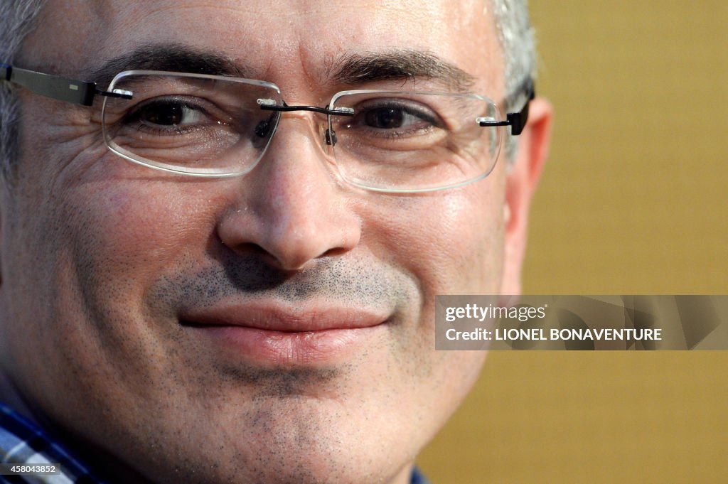 FRANCE-RUSSIA-POLITICS-RIGHTS-OPPOSITION-KHODORKOVSKY