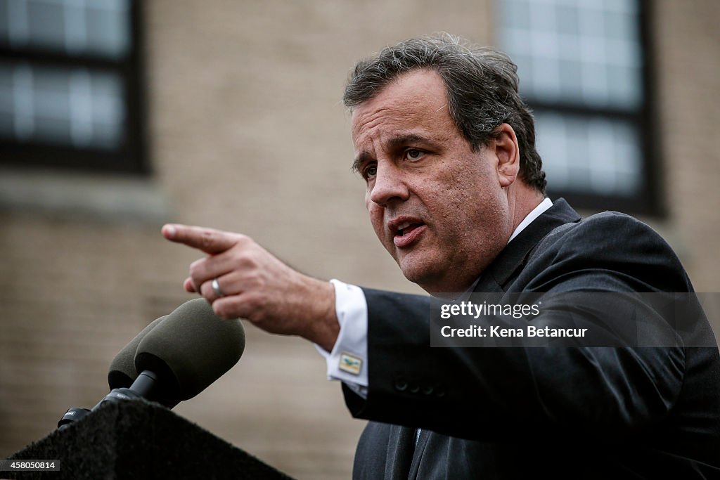 Gov. Chris Christie Marks Second Anniversary Of Hurricane Sandy