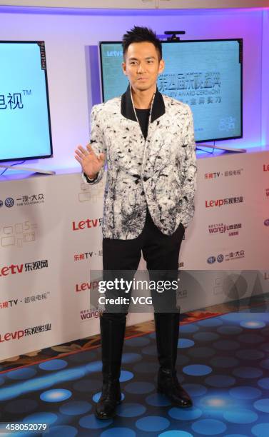 Actor Wallace Chung attends the 4th LETV Award Ceremony at China World Summit Wing on December 19, 2013 in Beijing, China.