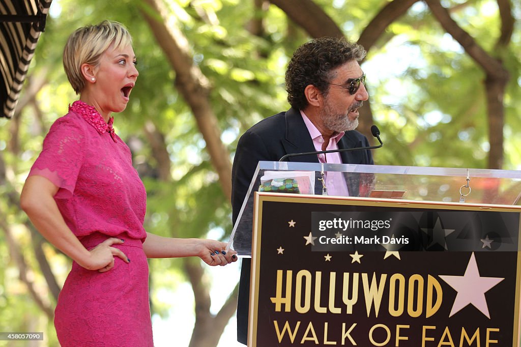 Kaley Cuoco Honored On The Hollywood Walk Of Fame