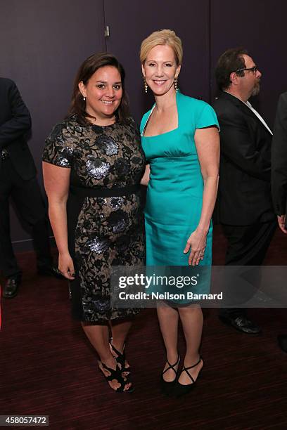 Fashion designer Julie Chaiken and President of the Center for Reproductive Rights Nancy Northup attend the Center for Reproductive Rights 2014 Gala...