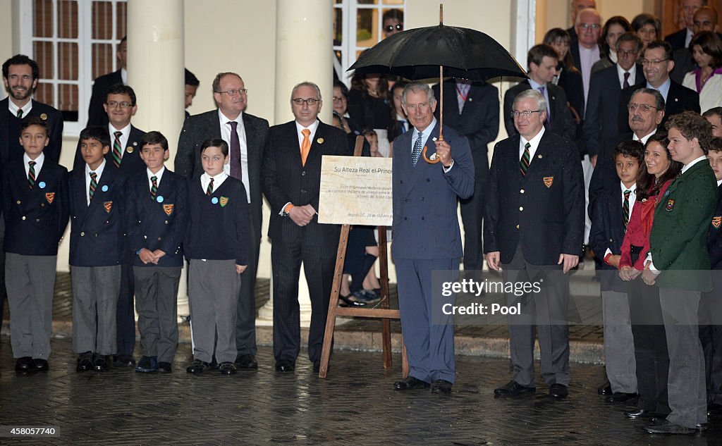 Prince Charles, Prince Of Wales And Camilla, Duchess Of Cornwall Visit Colombia - Day 2