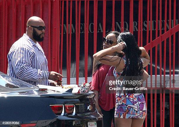 Marion "Suge" Knight is seen on April 30, 2012 in Los Angeles, California.