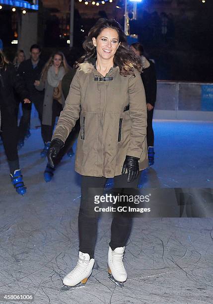 Belinda Stewart-Wilson attends The Natural History Museum Ice Rink Launch on October 29, 2014 in London, England.