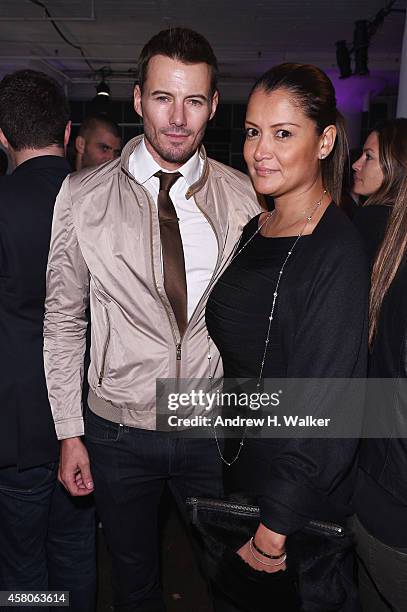 Alex Lundqvist and Keytt Lundqvist attend the Battersea Power Station launch party to celebrate the launch of its Global Tour at Canoe Studios on...