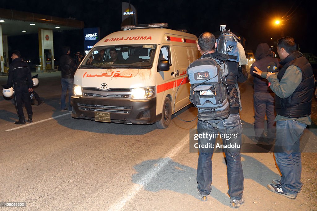 Peshmerga forces' weapons convoy arrives in Turkey's Suruc Town