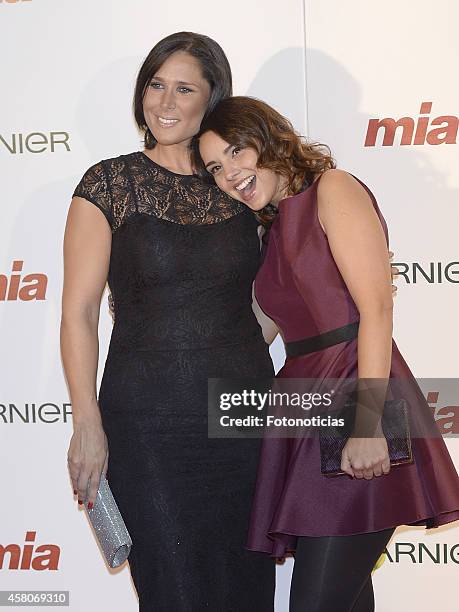 Rosa Lopez and Chenoa attends the 'Cuida De Ti' charity awards ceremony at the COAM on October 29, 2014 in Madrid, Spain.