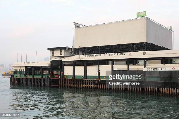 wan chai ferry pier - wanchai bildbanksfoton och bilder