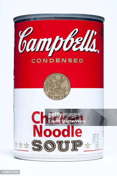 campbell's chicken noodle soup - green pea soup stock pictures, royalty-free photos & images