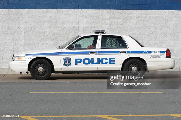 halifax regional police marked cruiser - spartan cruiser stock pictures, royalty-free photos & images