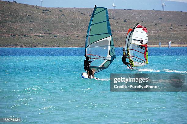 windsurfing course - alacati stock pictures, royalty-free photos & images