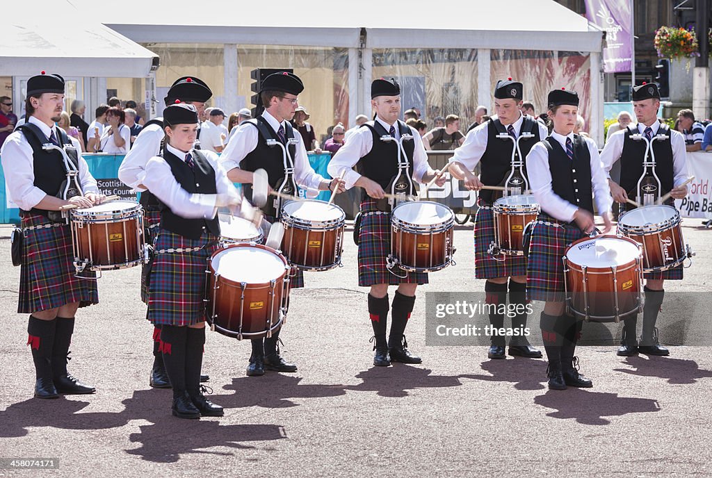 Pipe Band Drummers