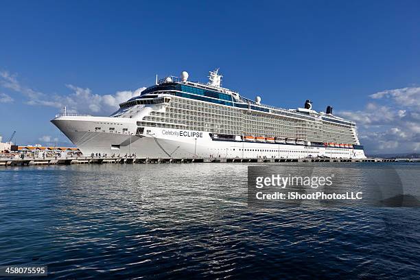 celebrity eclipse cruise ship - celebrity cruises stock pictures, royalty-free photos & images