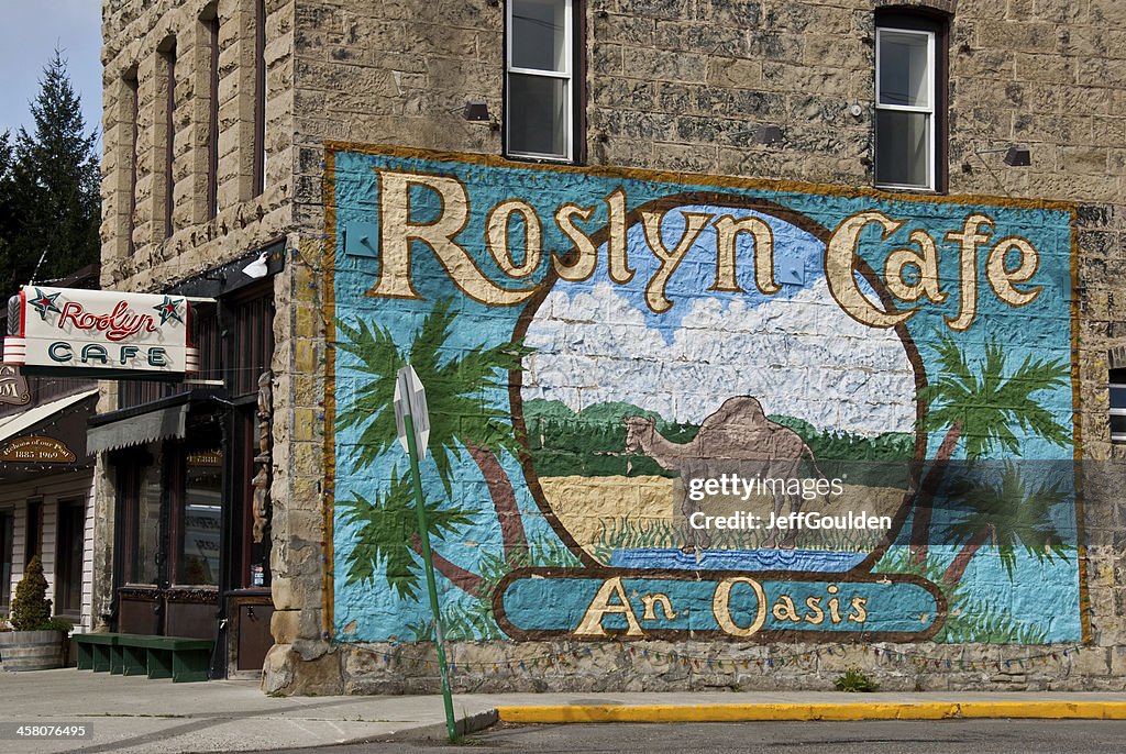Mural at the Roslyn Cafe